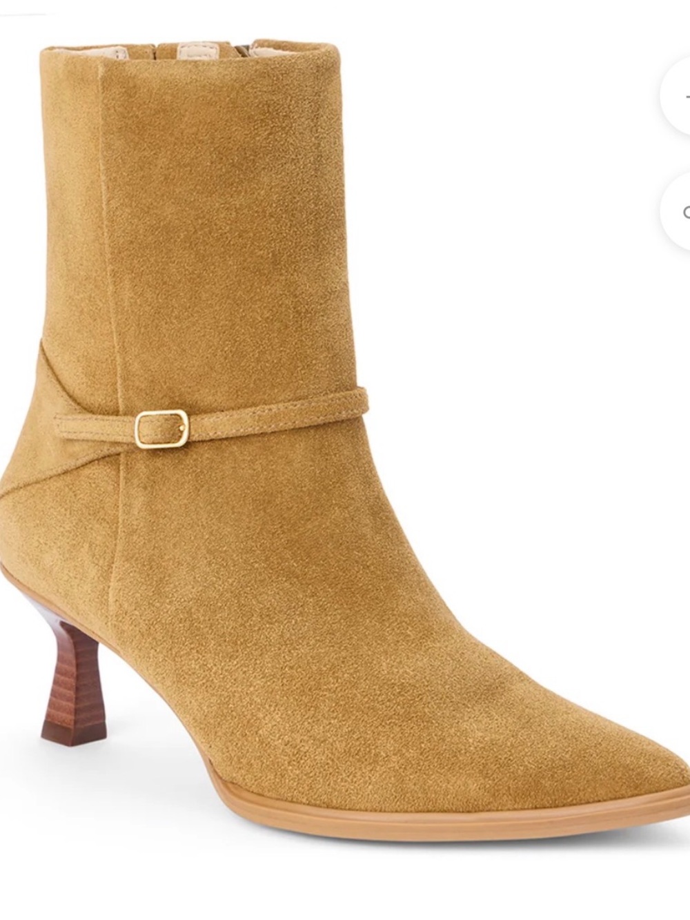 Matisse ILANA Fawn Suede Ankle Boot with Kitten Heel - 8M